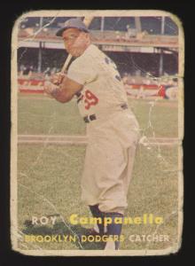 1957 Topps Roy Campanella Baseball Card #210