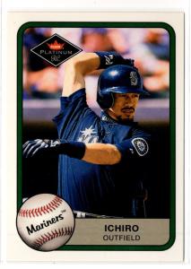 2001 Fleer Platinum Ichiro Rookie Card #511