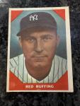 1960 Fleer Red Ruffing Yankees Baseball Card