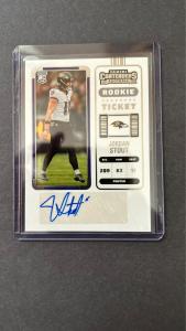 Jordan Stout 2022 Contenders Rookie Auto Card