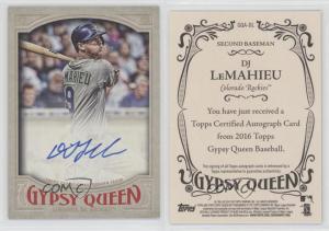 2016 Topps Gypsy Queen DJ LeMahieu Autograph Card