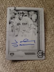 2025 Topps Chrome Johnny Damon 1/1 Printing Plate