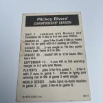 1978 Mickey Rivers New York Yankees Card