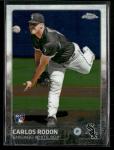 2015 Topps Chrome Carlos Rodon Rookie Card