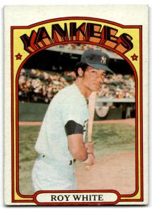 1972 Topps Roy White Yankees Baseball Card #340