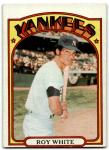 1972 Topps Roy White Yankees Baseball Card #340