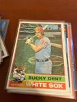 1976 Topps Bucky Dent Baseball Card - White Sox