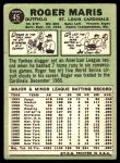 1967 Topps Roger Maris Baseball Card #45