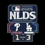 2025 Dodgers NLDS Pin vs. Phillies