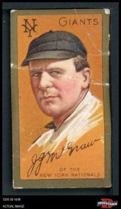 1911 T205 John McGraw HOF Giants Card