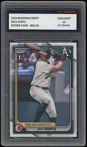 2024 Nick Kurtz Bowman Draft Rookie Card 10