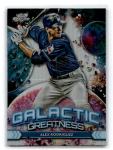 2024 Topps Chrome Alex Rodriguez Galactic Greatness Card