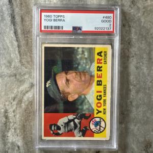Yogi Berra 1960 Topps #480 Yankees HOF Card