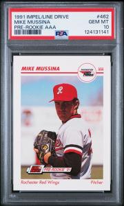 1991 Mike Mussina PSA 10 Pre-Rookie Card