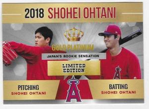 Shohei Ohtani Gold Platinum Rookie Card /2000
