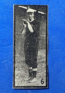 1908 Reach Hand Cut Walter Johnson #6 Senators