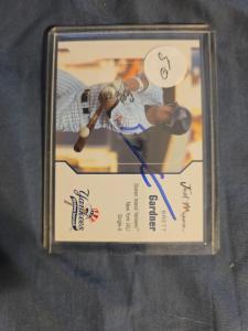 Brett Gardner 2006 Just Minors Rookie Autograph