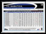 2012 Topps Chrome CC Sabathia Orange Refractor Card