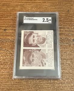 1941 Doubleplay #67/68 Gordon/Ruffing SGC Graded Card