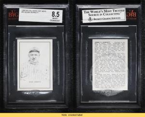 Jesse Burkett 1950-56 Callahan Hall of Fame Card