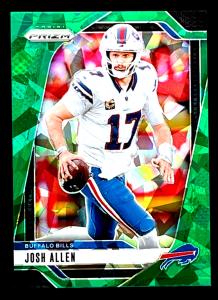 Josh Allen 2024 Panini Prizm Green Cracked Ice