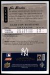 2008 Upper Deck Joe Gordon Yankee Stadium Card