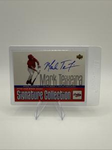 Mark Teixeira 2002 Upper Deck Auto Rookie Card
