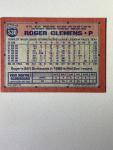 1991 Topps Roger Clemens #530 Rare Error Card