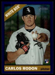 2015 Topps Heritage Carlos Rodon RC Purple Refractor