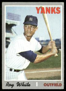 1970 Topps Roy White Yankees Baseball Card #373
