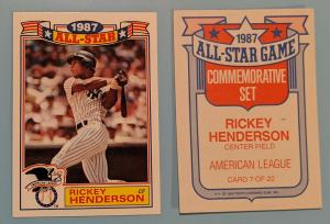 Choose from 175+ Rickey Henderson Oddball Cards