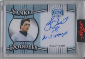 2025 Bucky Dent Yankees Autograph Card 8/35