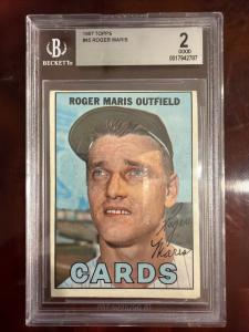 1967 Topps Roger Maris #45 Baseball Card
