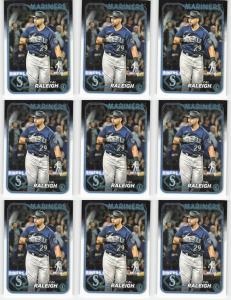 Cal Raleigh Seattle Mariners Baseball Card Lot