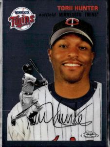 2023 Topps Chrome Platinum Anniversary Torii Hunter Card