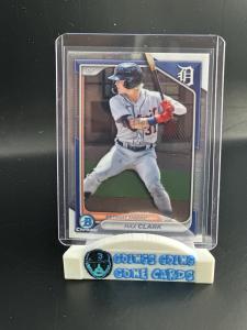 2024 Bowman Draft Chrome Max Clark Detroit Tigers Card