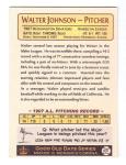 Walter Johnson Senators Rookie Card - All Star #9