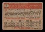 1952 Topps Phil Rizzuto Baseball Card #11