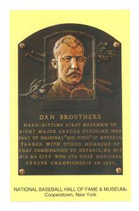 2004 Dan Brouthers Hall of Fame Postcards