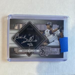 Bernie Williams 2022 Silver Signatures Auto 22/40
