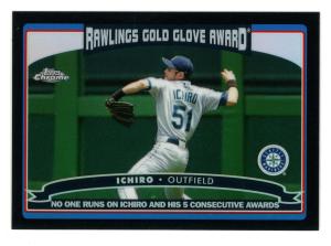 2006 Topps Chrome Ichiro Suzuki Black Refractor 549