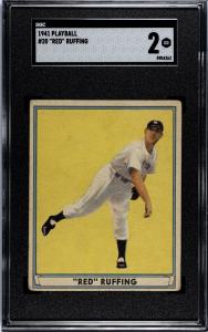 1941 Play Ball Red Ruffing Card #20 Yankees