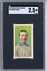 Frank Chance 1909 E95 Caramel SGC 2.5 Card