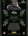 2012 Panini Black Friday Ray Lewis Card