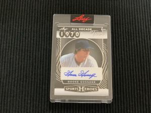 2025 Leaf Sports Heroes Goose Gossage Autograph Card