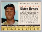 1961 Post Elston Howard #2 Hand-Cut Card