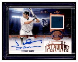2024 Leaf Bronx Legacy Johnny Damon Auto /25