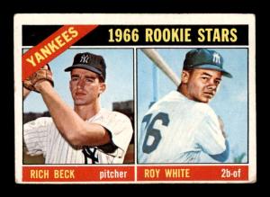 1966 Topps Roy White/Rich Beck Rookie Card
