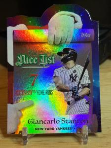 Topps Holiday 2025 "The Nice List" Inserts