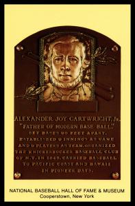 Cooperstown Hall of Fame Alexander Cartwright Postcard